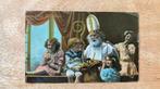 Oude ansichtkaart Sinterklaas 1909 Vive St. Nicolas, Ophalen of Verzenden, Voor 1920, Gelopen
