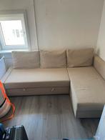 Ikea Friheten Slaapbank, Huis en Inrichting, Ophalen, Beige, Tweepersoons, Zo goed als nieuw
