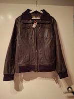 Dames leren jas maat 42 nieuw opsturen mogelijk, Bruin, Maat 42/44 (L), Nieuw, Ophalen of Verzenden