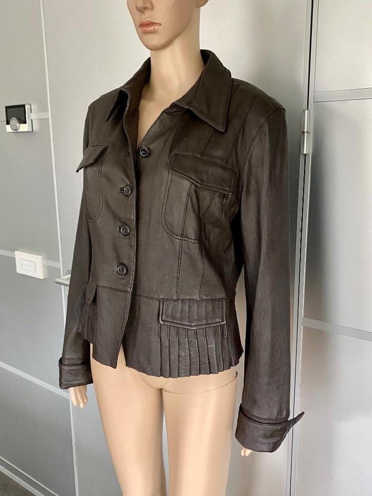 i631 Echt-lams-leren jasje maat L=42/44 blazer colbert leer, Kleding | Dames, Jasjes, Kostuums en Pakken, Zo goed als nieuw, Jasje