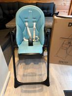 Ding Kinderstoel - Blauw/Zwart - Zo goed als nieuw, Ophalen of Verzenden, Zo goed als nieuw, Overige typen, Afneembaar eetblad