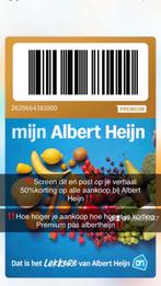 Albert Heijn korting bonuskaart, Ophalen of Verzenden, Zo goed als nieuw