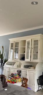 Woonkamerkast met glazen deuren, Huis en Inrichting, Ophalen, Gebruikt, 150 tot 200 cm, Met lade(s)