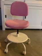 Mee groei bureaustoel Vimund - Roze, Ophalen, Zo goed als nieuw, Roze, Bureaustoel