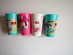 Plastic bekers frozen/ tiana/ hello kitty/voetbal/minny mous, Overige typen, Ophalen of Verzenden