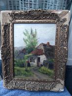 Schilderij, landschap, platteland, reproductie D. Verheul,, Ophalen