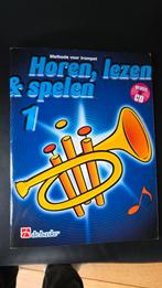 Horen Lezen en Spelen Trompet Lesboek Deel 1 + CD, Muziek en Instrumenten, Bladmuziek, Les of Cursus, Ophalen of Verzenden, Zo goed als nieuw