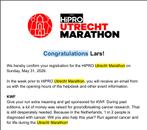 Hipro Utrecht Halve Marathon, Eén persoon