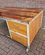 Grote bakkers werkbank bakkerstafel industrieel winkel, Doe-het-zelf en Verbouw, Werkbanken, Gebruikt, Info@victormaakthet.nl