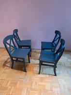 stoelen, 4 stuks, Huis en Inrichting, Stoelen, Ophalen, Zo goed als nieuw, Grijs, Vier