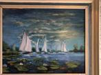 Zeilers op Loosdrechtseplas, Antiek en Kunst, Kunst | Schilderijen | Klassiek, Ophalen