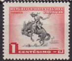 Uruguay Wild paard temmen, Ophalen of Verzenden, Postfris, Zuid-Amerika