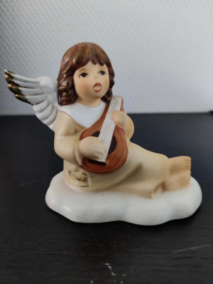 Goebel Engel met Mandoline, Verzamelen, Beelden en Beeldjes, Zo goed als nieuw, Ophalen of Verzenden