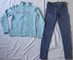 Pakket maat 170 meisje vest Benetton en jeans Here + there, Maat 170, Ophalen of Verzenden