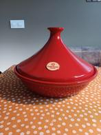 Emile Henry tajine rood flame 32 cm, Ophalen, Zo goed als nieuw, Overige materialen, Overige typen