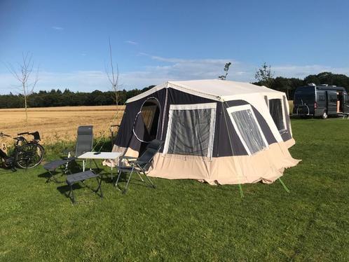 Trigano vouwwagen 2013 met fietsendrager., Caravans en Kamperen, Vouwwagens, Ophalen
