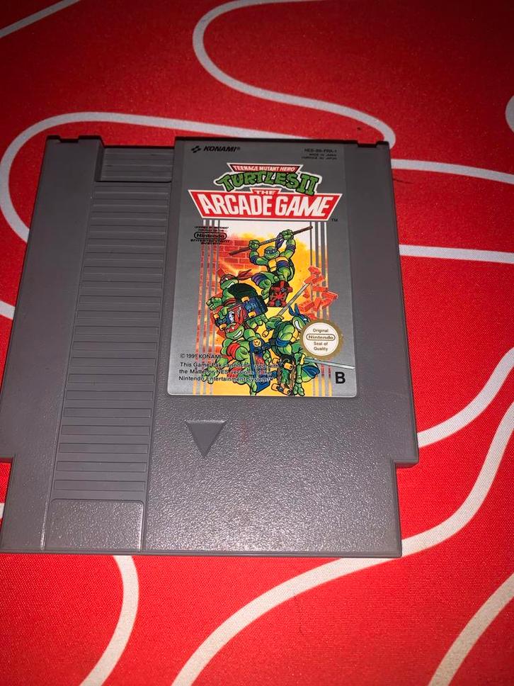 TMNT 2: The Arcade Game (NES) videogame, Spelcomputers en Games, Games | Nintendo NES, Gebruikt, Avontuur en Actie, 2 spelers