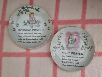 Vintage jaren baby wand bordjes beschikbaar voor biedingen