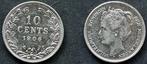 10 cent 1906 Pr, Postzegels en Munten, Verzenden, Koningin Wilhelmina, 10 cent, Zilver