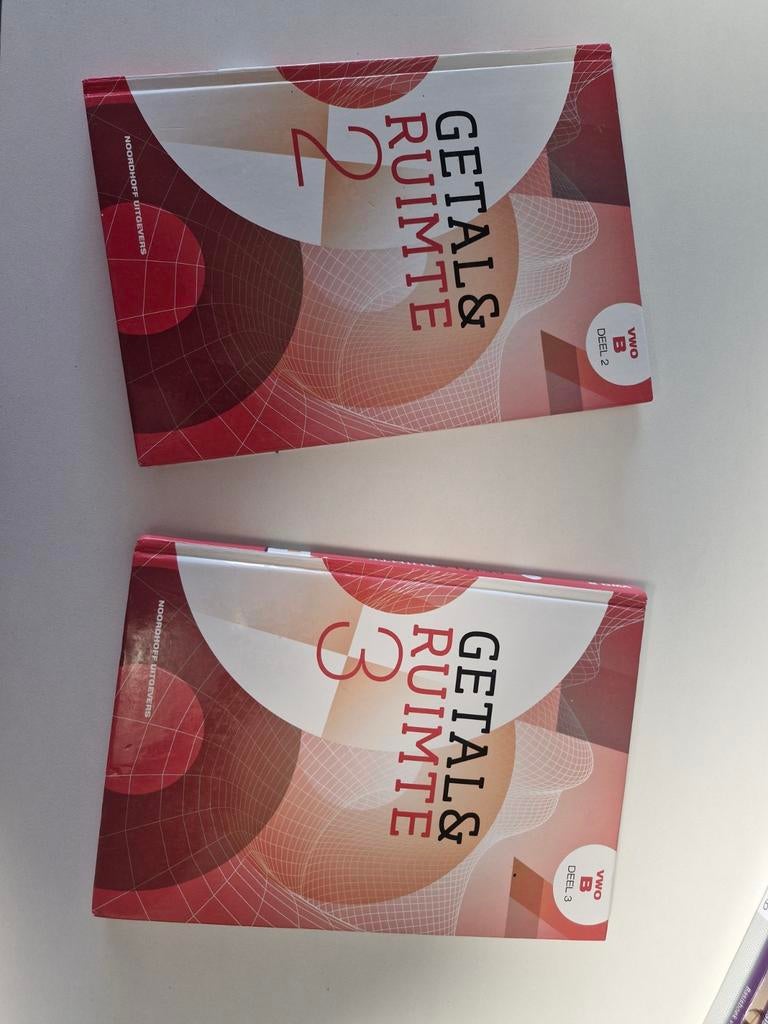 Wiskunde boeken vwo B deel 2 en 3, Ophalen of Verzenden