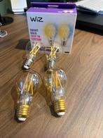 set van zes WIZ lampen, 30 tot 60 watt, Led-lamp, Filament, Zo goed als nieuw