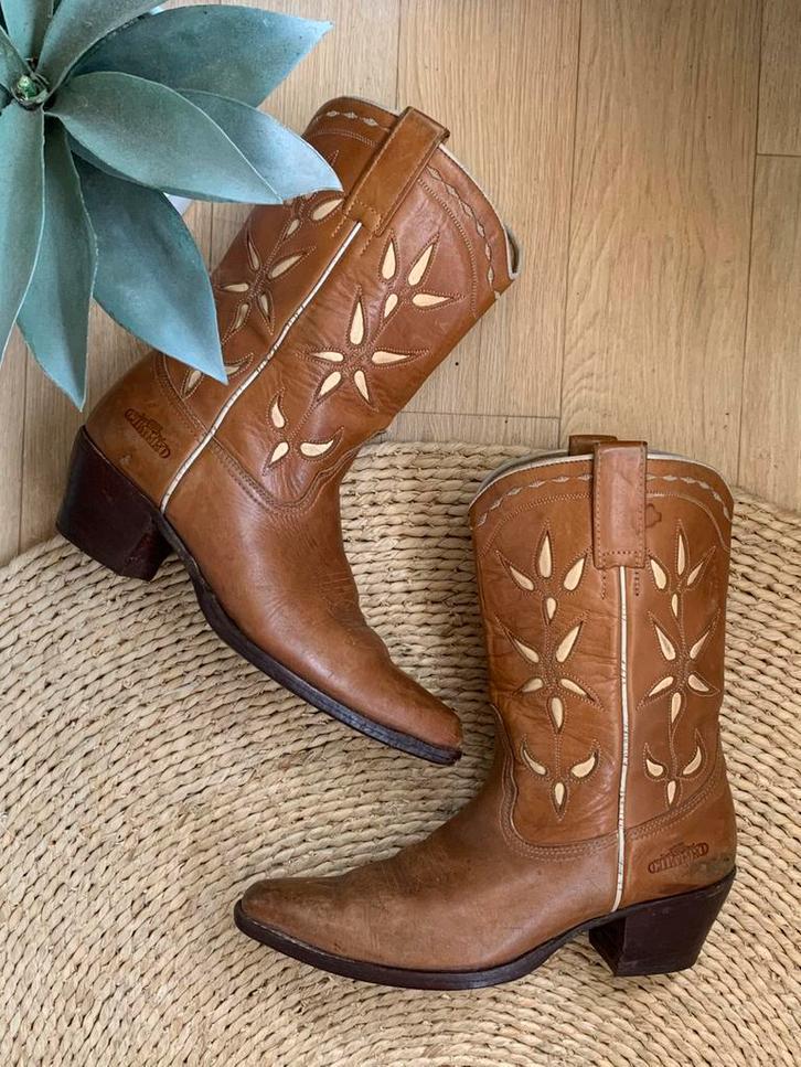 Sendra El Charro cowboylaarzen 37 western boots laarzen, Kleding | Dames, Schoenen, Zo goed als nieuw, Hoge laarzen, Bruin, Ophalen of Verzenden