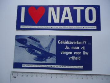 sticker oud NAVO nato otan f16 leger vliegtuig retro f-16 beschikbaar voor biedingen