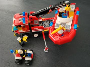 Lego City Off-road brandweerwagen en boot