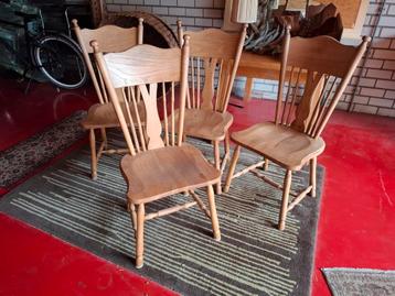 MidCentury vintage Spijlenstoel stoelen 4x erg leuk! Zie adv beschikbaar voor biedingen