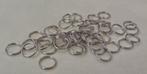 50 Stuks Dubbele Ring Splitring Jumpring 10mm Ringetjes, Ophalen of Verzenden, Nieuw, Kraal