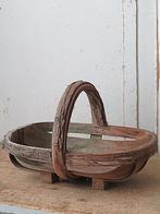 antiek pluk mandje, Antiek en Kunst, Curiosa en Brocante, Verzenden