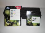 HP inkt 364 XL 4 pack kleuren + 1 HP 364 XL zwart, Ophalen of Verzenden, Nieuw, Cartridge, Hp