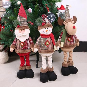 Kerst Poppen (Kerstman Poppetje Figuurtje Beeld Decoratie) beschikbaar voor biedingen