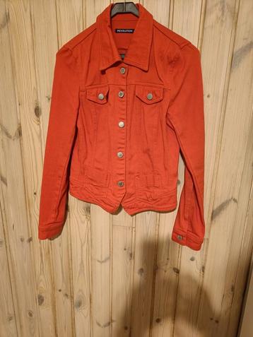 Roos/Oranje Revolution kort Jasje - Maat 36 beschikbaar voor biedingen