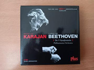 zeer mooie box met 5 cd's van Herbert von Karajan beschikbaar voor biedingen