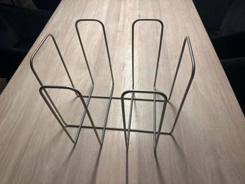 RVS Tijdschriftenrek / Bolmus Bak beschikbaar voor biedingen