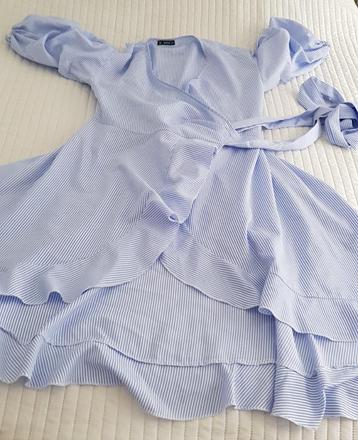 Blauw wit kerst jurkje maat s spaanse jurk dames kleding beschikbaar voor biedingen