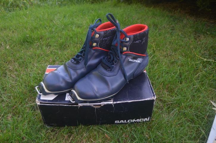 Langlauf schoenen, Sport en Fitness, Skiën en Langlaufen, Gebruikt, Schoenen, Langlaufen, Salomon, 180 cm of meer, Ophalen