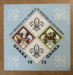 Postzegels scout Ghana 1972 velletje, Ophalen of Verzenden, Buitenland