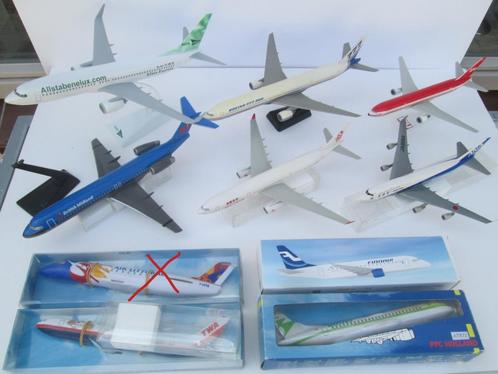Boeing - Airbus - Douglas -Embraer -ATR-72 - Bombardier - MD, Verzamelen, Luchtvaart en Vliegtuigspotten, Zo goed als nieuw, Schaalmodel