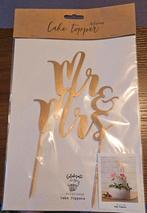 Grote Mr & Mrs Taarttopper - Nieuw in Verpakking, Ophalen of Verzenden, Nieuw, Versiering, Geboorte of Huwelijk