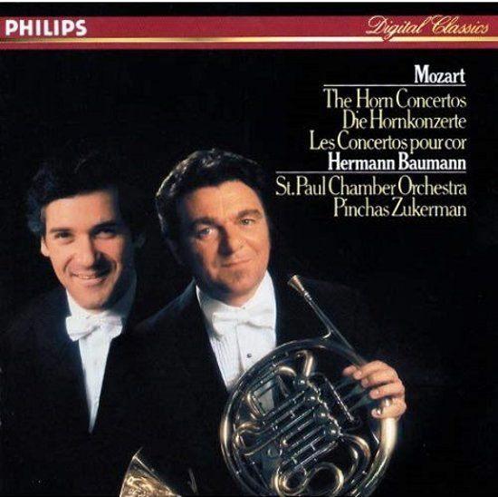 MOZART Horn concertos CD BAUMANN PHILIPS NIEUWSTAAT, Cd's en Dvd's, Cd's | Klassiek, Zo goed als nieuw, Orkest of Ballet, Classicisme