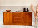 Vintage retro dressoir lowboard kast mid century modulair, Verzamelen, Huis en Inrichting, Ophalen