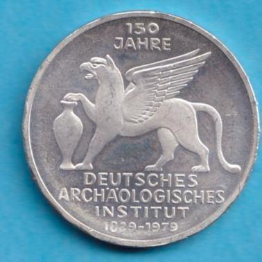 (KE128) Duitsland 5 Mark 1979 J ; kwaliteit, Postzegels en Munten, Munten | Europa | Niet-Euromunten, Losse munt, Duitsland, Zilver