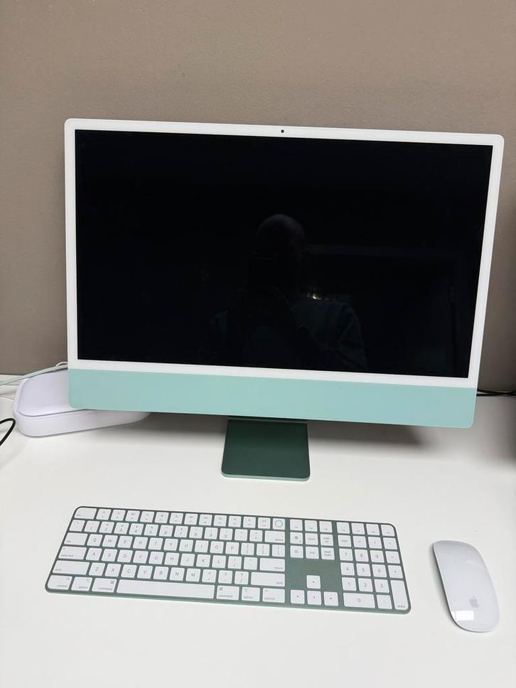 IMAC 24 inch M1 256g ssd, Computers en Software, Apple Desktops, Zo goed als nieuw, iMac, SSD, 3 tot 4 Ghz, Ophalen