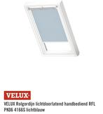 Rolgordijn tbv Velux PK06 lichtblauw, Huis en Inrichting, Stoffering | Gordijnen en Lamellen, Ophalen of Verzenden, Zo goed als nieuw