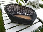 zwart hondenmandje achter op elektrische fiets 50 x 34 cm, Ophalen of Verzenden, Zo goed als nieuw, Riet