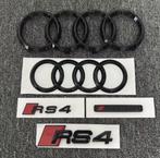 Audi RS4 Zwarte Emblemen Set – Direct Leverbaar!, Auto diversen, Tuning en Styling, Ophalen of Verzenden