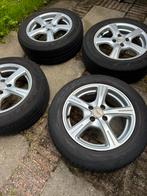 velgen  4x100 185 / 60 R15 zomerbanden, Auto-onderdelen, Banden en Velgen, Ophalen, Gebruikt, 15 inch, Velg(en)