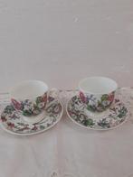 Balmoral Castle England - 2 mooie gebloemde kop en schotels, Ophalen of Verzenden